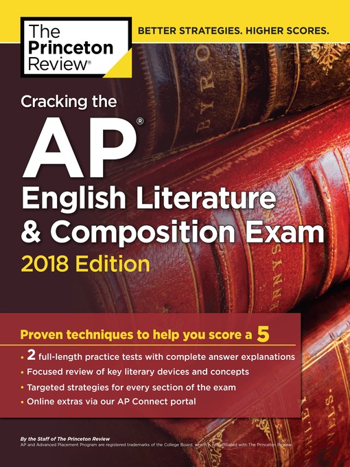 Title details for Cracking the AP English Literature & Composition Exam, 2018 Edition by Princeton Review - Available